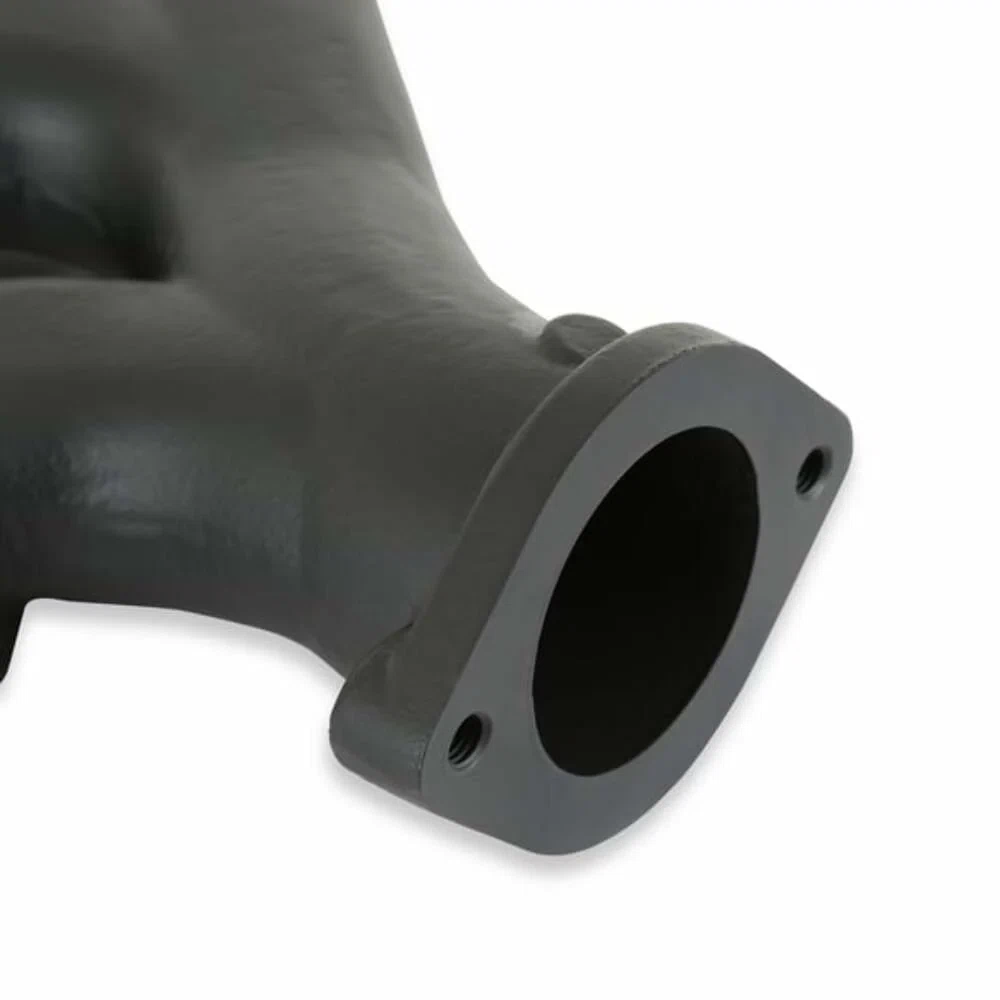 BlackHeart LT Swap Exhaust Manifolds-Rear Dump SBC Exit-Black - BHS5198
